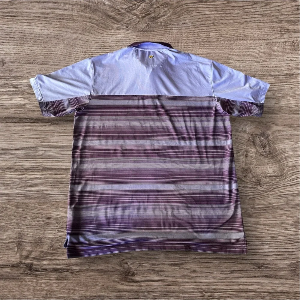Jack Nicklaus Golf Purple Striped‎ Polo Shirt Men’s Size XL